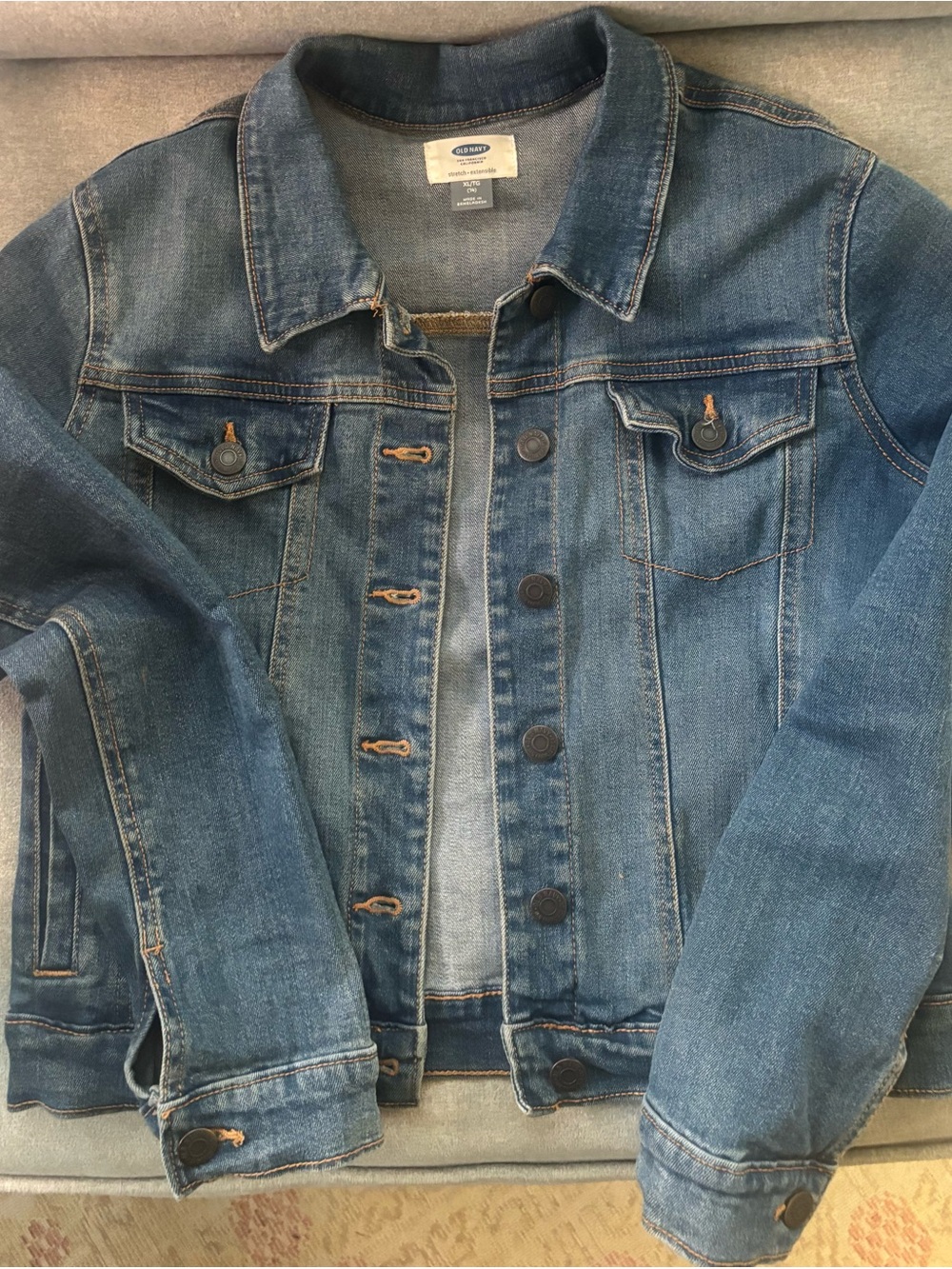 Old Navy Blue Denim Jean Jacket for Kids
